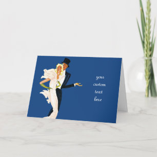 Carte Amour vintage et romance, Mariage moderne Couple