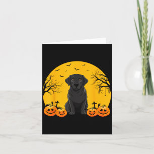 Carte Amoureux de chien Labrador noir hommes femmes enfa