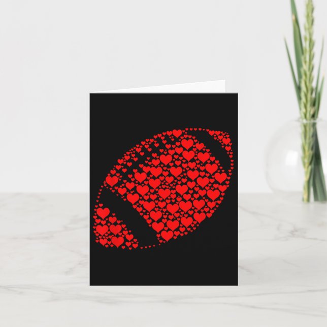 Carte Amoureux de football drôle Le football est mon Val (Devant)