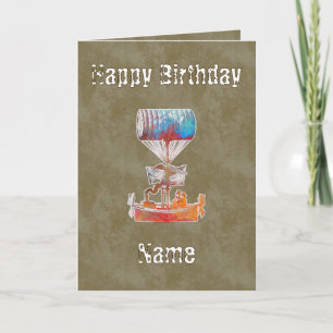 Carte Amoureux de journal poubelle Bon Anniversaire