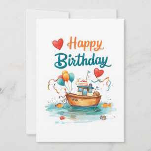 Carte Amoureux de la pêche thème aller à la pêche pour s