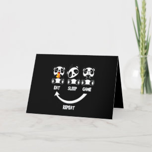 Carte Amoureux de Panda Garder Son Calme Et Aimer Pand