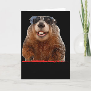 Carte Amoureux de Punxsutawney Woodchuck et fans de Grou
