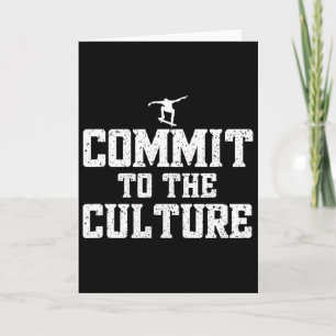 Carte Amoureux de skateboard Cool Culture de skateboard 