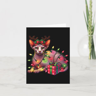 Carte Amoureux des Animaux de Compagnie Chaton Sphynx Mi