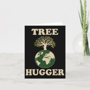 Carte Amoureux des arbres Vintage Rétro Nature Environne