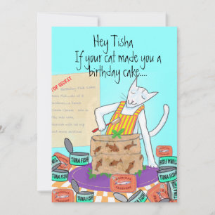 Carte Amoureux des chats Funny Anniversaire de collègues
