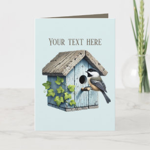 Carte Amoureux des mésanges mignonnes 
