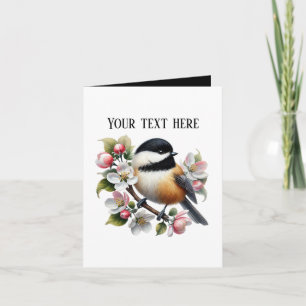 Carte Amoureux des mésanges mignonnes 