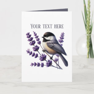 Carte Amoureux des mésanges mignonnes 
