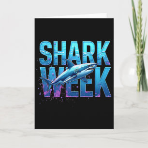 Carte Amoureux des vacances de plage océanique requin 