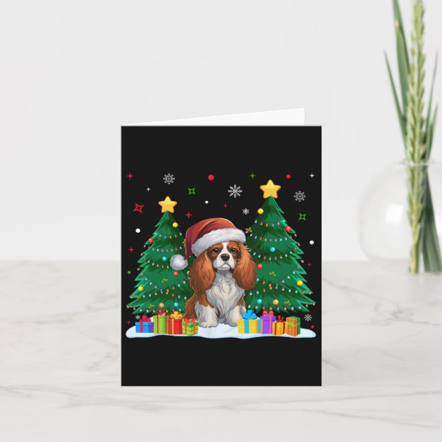 Carte Amoureux du chien Cavalier King Charles Spaniel Sa (Devant)