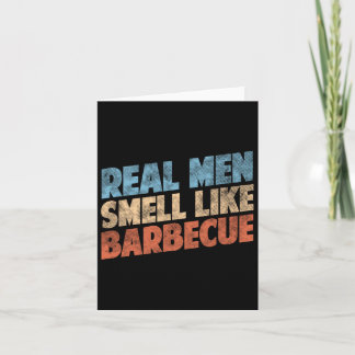 Carte Amoureux Du Grillage Bbq Drôle Les Vrais Hommes Se
