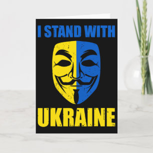 Carte Amoureux ukrainien anonyme Je suis avec l'Ukraine