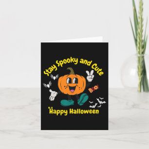 Carte & ; mignon Citrouille Halloween