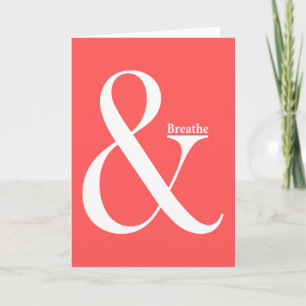 Carte Ampersand Et Respire