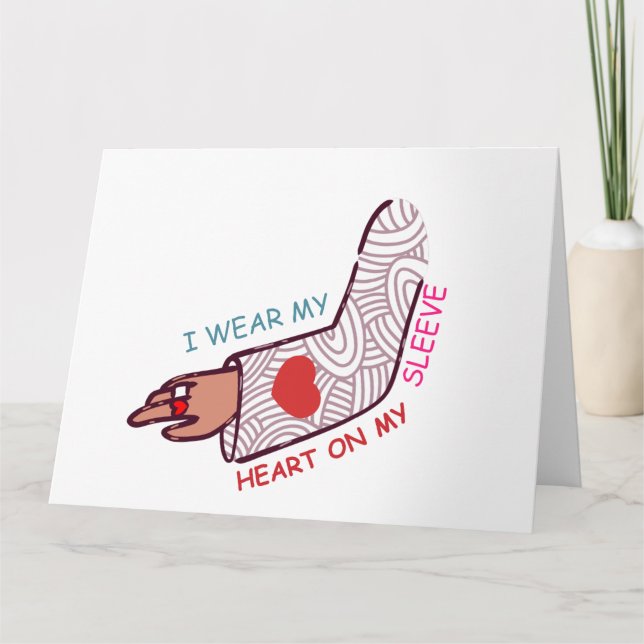 Carte Amusant Amour de la Saint-Valentin Pun Lovecore Es (Devant)