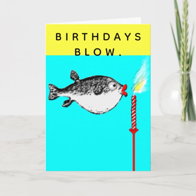 Carte Amusant Anniversaire Adulte (Devant)
