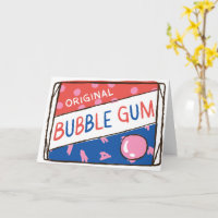 Amusant comme un paquet de chewing-gum d'anniversa