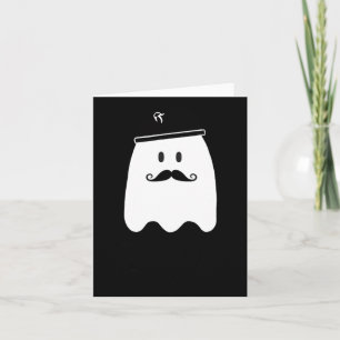 Carte Amusant Enseignant Français Halloween Bonjour Ghos