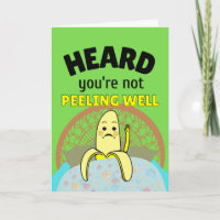 Amusant Feel Peel Better Bientôt avec Banana dans