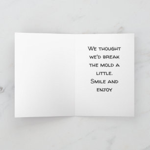 Carte Amusant gendre en droit et anniversaire de mariage