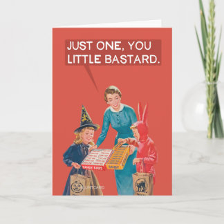 Carte Amusant Halloween, juste un