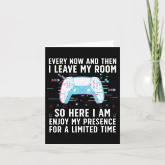 Carte Amusant Joueur Art Pour Hommes Femmes Joueur Vidéo