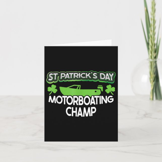 Carte Amusant Jour de la Saint Patrick Humour Adulte Pou (Devant)