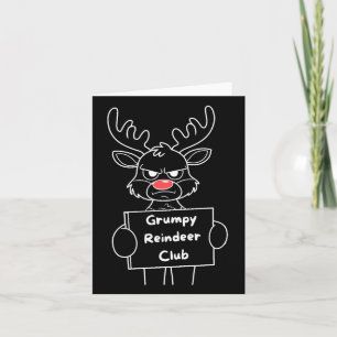 Carte Amusant Joyeux Noël Mpy Reindeer Club Festif Re