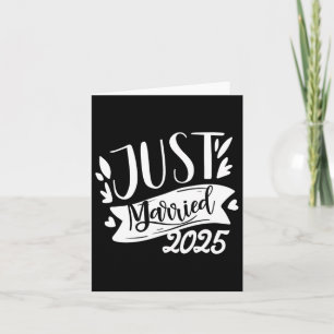 Carte Amusant Juste Marié 2025 Mignonne Mariée Et Groom