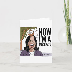 Carte Amusant Kamala Harris Maintenant Modérée Après Le