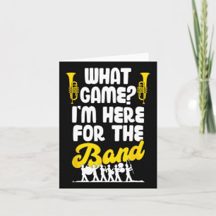 Carte Amusant Marching Band Quel Jeu Je Suis Juste Ici P