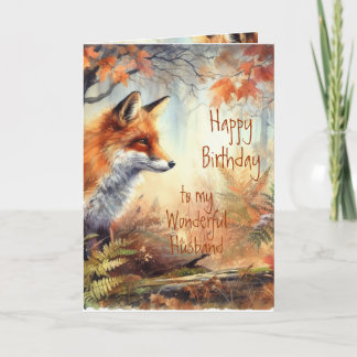 Carte Amusant Mari Anniversaire Fier de la nature animal