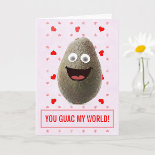 Carte Amusant mignon Avocado Anniversaire