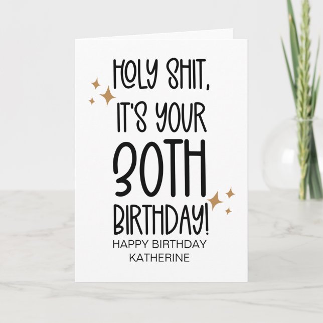 Carte Amusant Obtenir Plus De 30E Anniversaire Pour Ami (Devant)