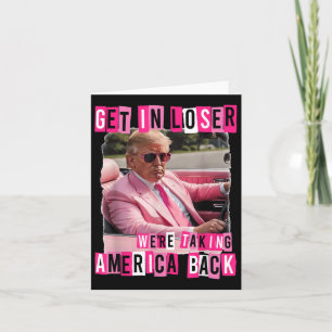 Carte Amusant Perdre Nous Reprenons L'Amérique