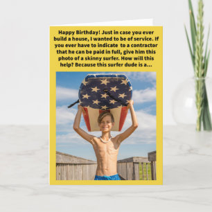 Carte Amusant Pun Lean Waver Joyeux Anniversaire