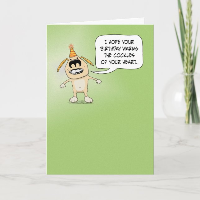 Carte Amusant réchauffer les Cockles de votre coeur Anni (Devant)