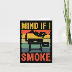 Carte Amusant Retro Bbq Fumeur Chef Papa Mince Si Je Sm