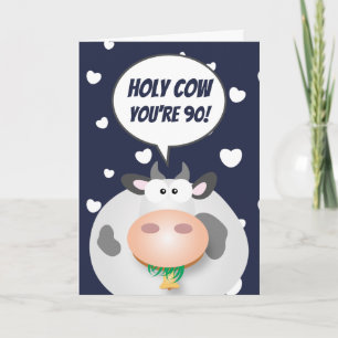 Carte Amusant sur la colline Joyeux 90e anniversaire