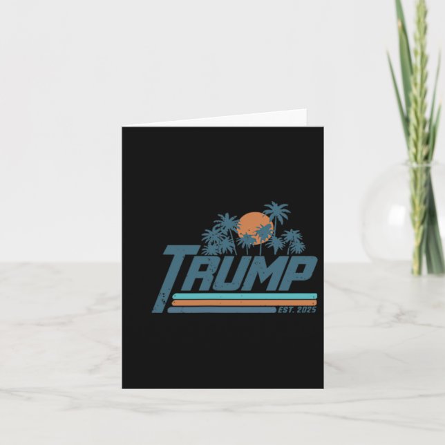 Carte Amusant Trump Chemise Golfe Des Etats-Unis Est 202 (Devant)