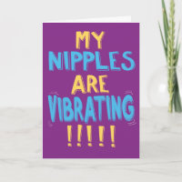 Amusant vibrant mamelons Anniversaire