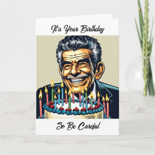 Carte Amusant vieil homme Humour d'anniversaire