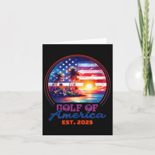 Carte Amusante Amérique des Etats-Unis Chemise Golfe des