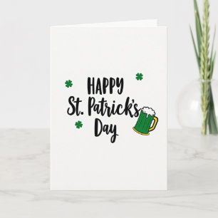 Carte amusante de la Saint-Patrick