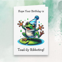 Amusante Grenouille à thème Anniversaire