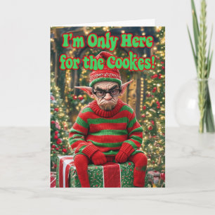 Carte amusante Joyeux Noël