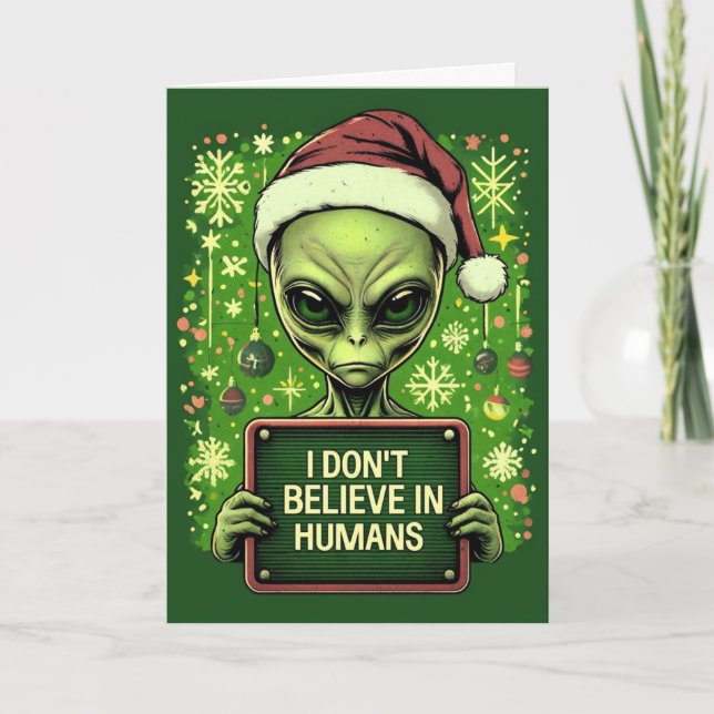 Carte amusante Joyeux Noël (Devant)