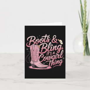 Carte Amusante Petite Femme Botte Et Lire C'Est Une Chos
